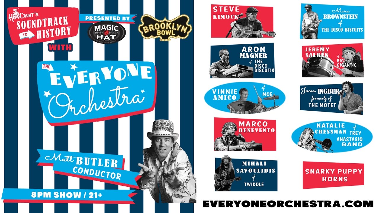 LIVE 8PM – Everyone Orchestra: Soundtrack to History 2016
