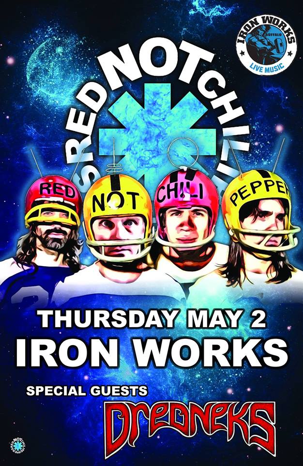 LIVE ALERT: Red NOT Chili Peppers @ Buffalo Iron Works