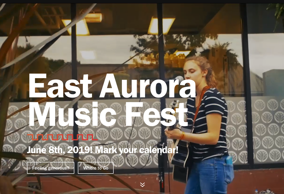 East Aurora Music Festival THIS SATURDAY