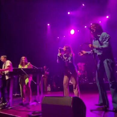 July Talk and Daniel Romano’s Outfit covering Suffragette City in Buffalo, NY April 29th, 2023