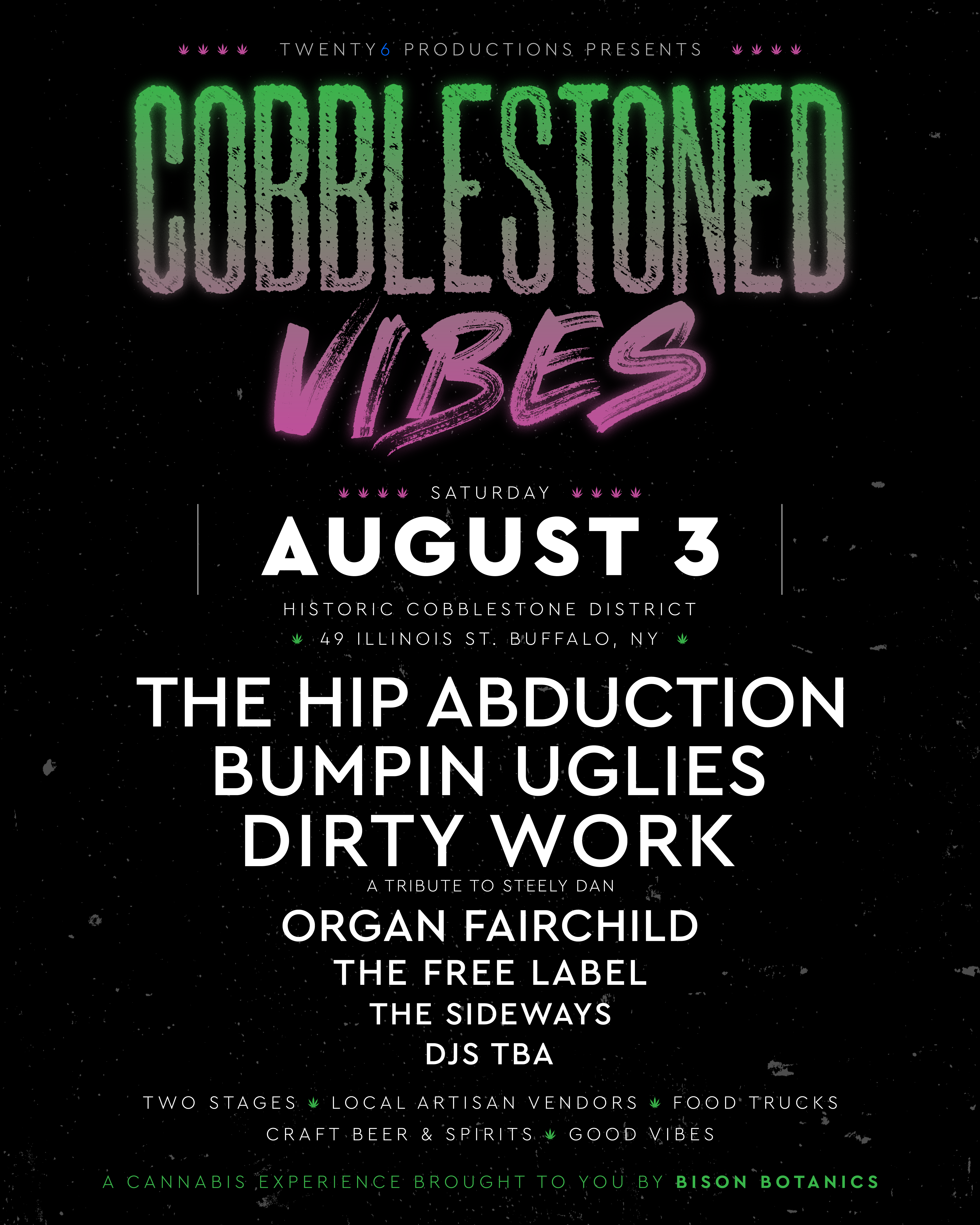 Cobblestoned Live Set for August 3rd