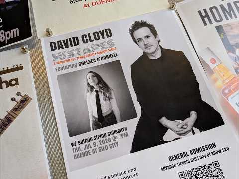 DAVID CLOYD DUENDE CITY SILO JULY 9, 2026 BUFFALO NY