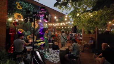 Slip Madigan Performing a Cool Tune at Hydraulic Hearth Larkin After Party 7-15-2026 Different View