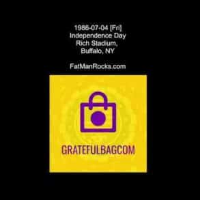 Grateful Dead 1986-07-04  Independence Day Rich Stadium, Buffalo, NY